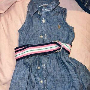 Blue Baby girl Polo dress